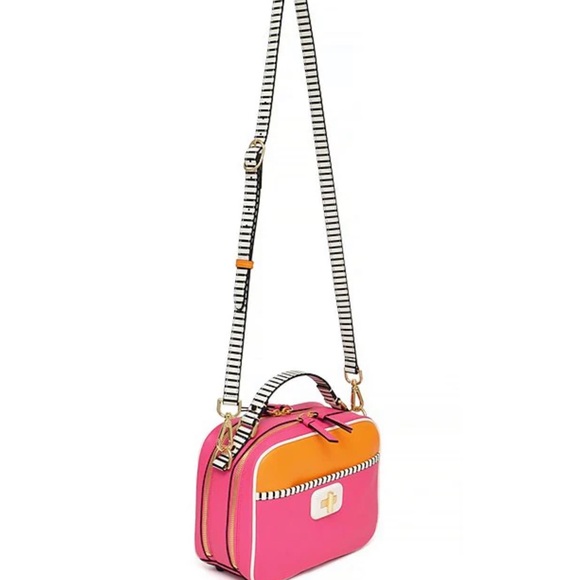 LDT
Jill Stripe Colorblock Lunchbox Crossbody Bag - Picture 2 of 14